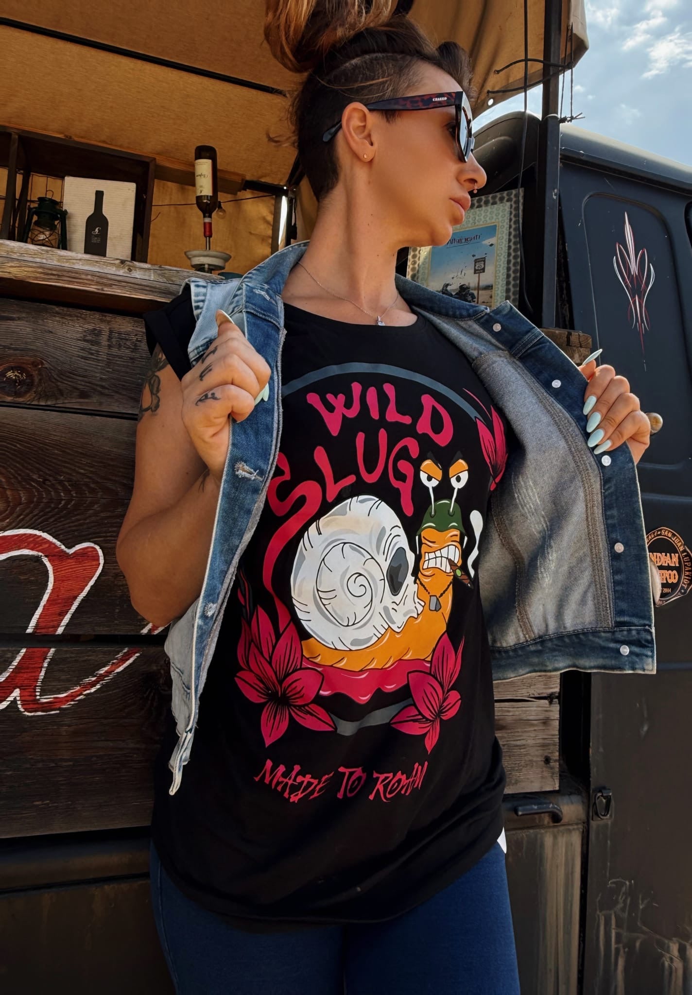 T-shirt Slug&Flowers