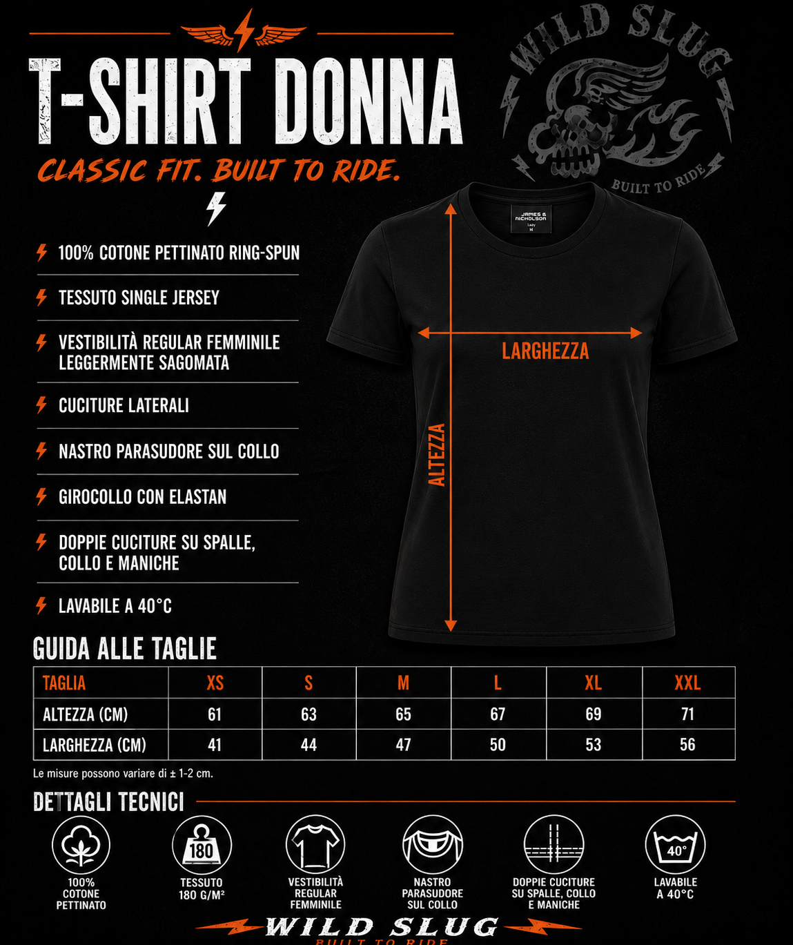 T Shirt Wildborn Black or White – Women Tee