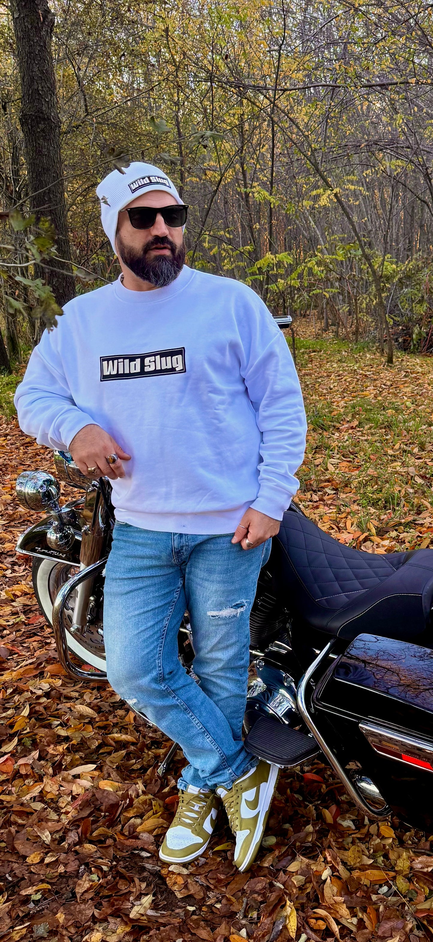 StreetSlug White Sweatshirt