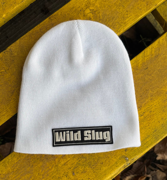 Pull On Beanie Wild Slug Long White
