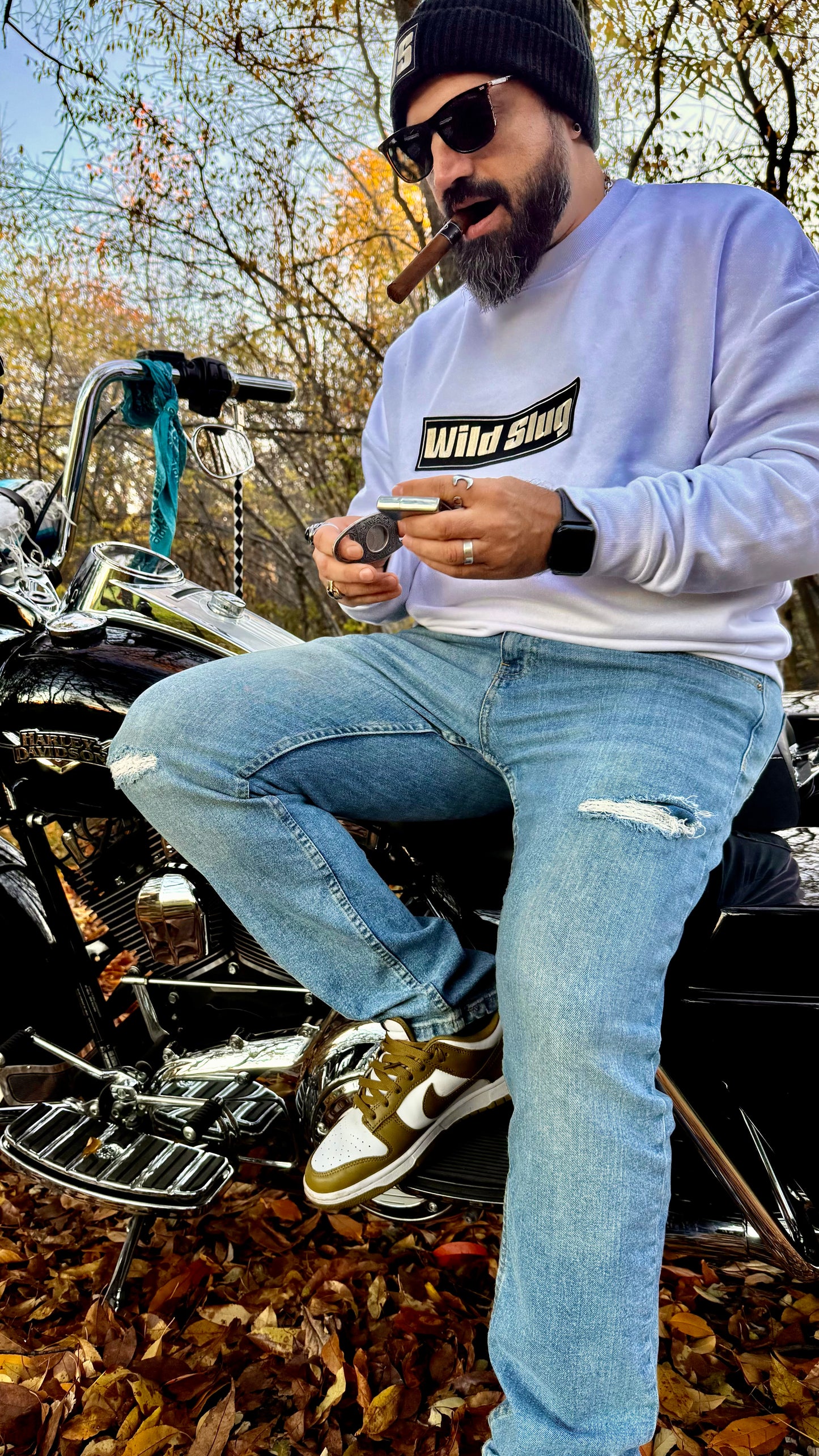 StreetSlug White Sweatshirt