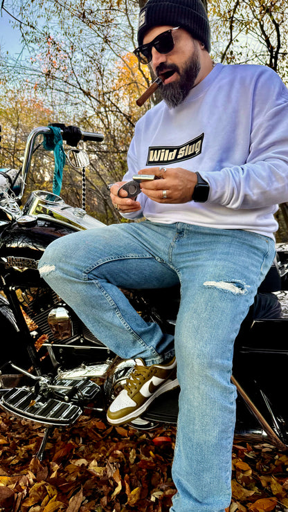 StreetSlug White Sweatshirt