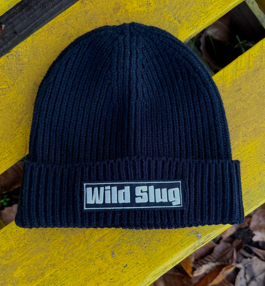 Trawler Beanie Wild Slug Long Black