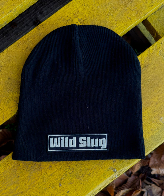 Pull On Beanie Wild Slug Long Black
