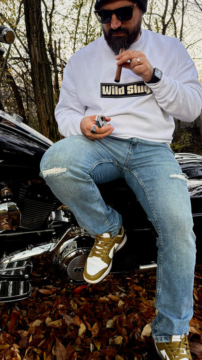 StreetSlug White Sweatshirt