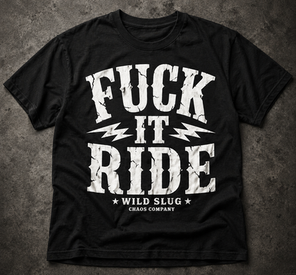 T-shirt Fuc*Ride black or White