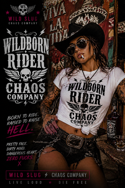 T Shirt Wildborn Black or White  – Women Tee