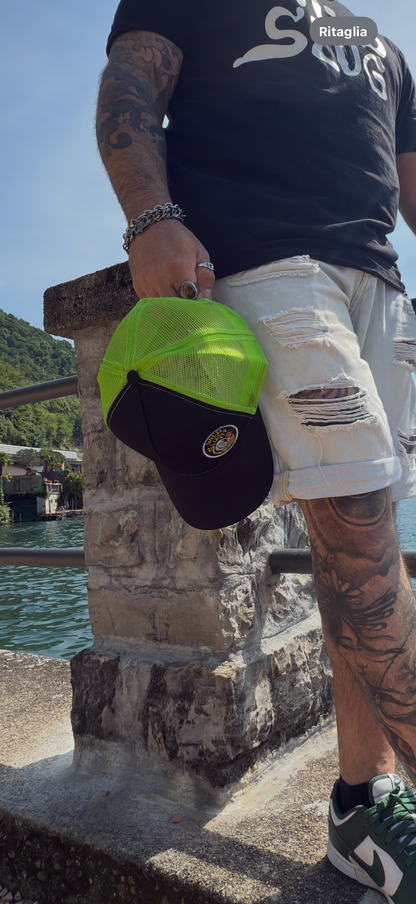 Hat Cap WildSlug Black&Lime